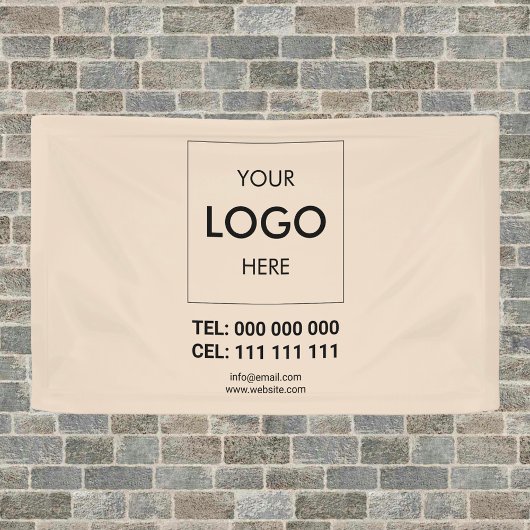 Werbung für Firmenlogo Banner