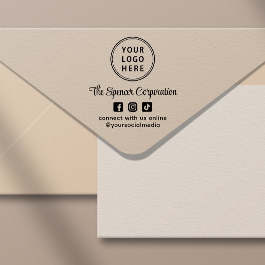 Werbung für Firmenlogo, Social Media Permastempel