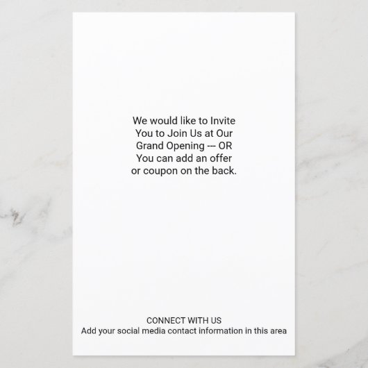 Werbung für Firmenlogos, Flyer für Kontaktinformat (Rückseite)