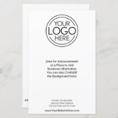 Werbung für Firmenlogos, Flyer für Kontaktinformat (Vorne/Hinten)