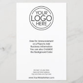 Werbung für Firmenlogos, Flyer für Kontaktinformat (Vorderseite)