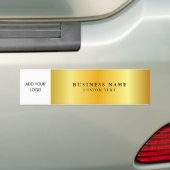 Werbung für Firmenlogos Gold Gradient Autoaufkleber (Auf Auto)