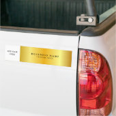 Werbung für Firmenlogos Gold Gradient Autoaufkleber (Auf Lkw)