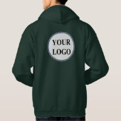 Werbung für Firmenlogos Hoodie (Rückseite)