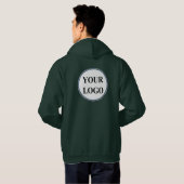 Werbung für Firmenlogos Hoodie (Schwarz voll)