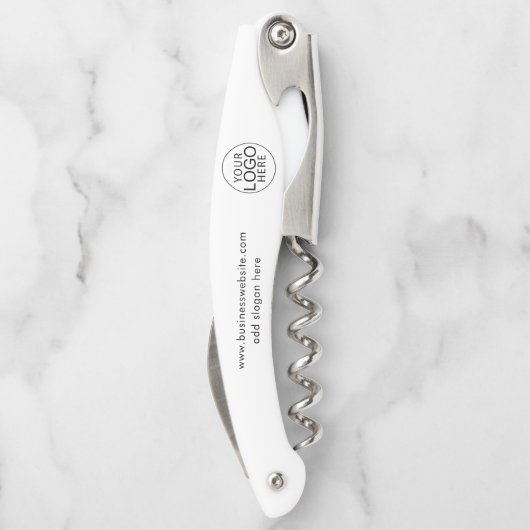 Werbung für Firmenlogos Kellnermesser (Rückseite)