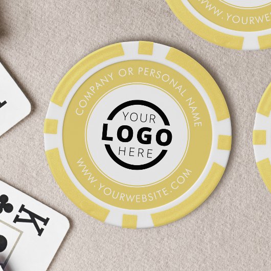 Werbung für Firmenlogos mit eigener Marke Pokerchips