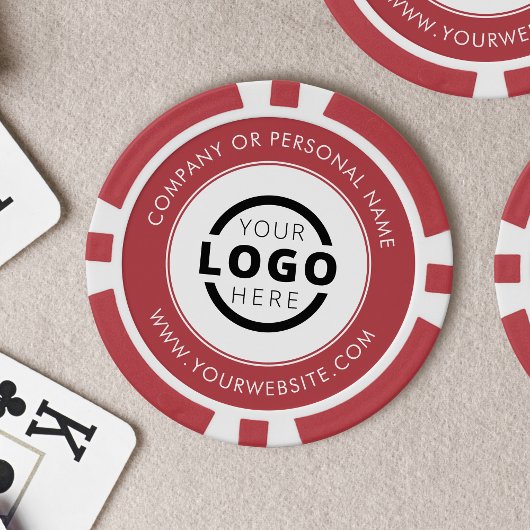 Werbung für Firmenlogos mit eigener Marke Pokerchips