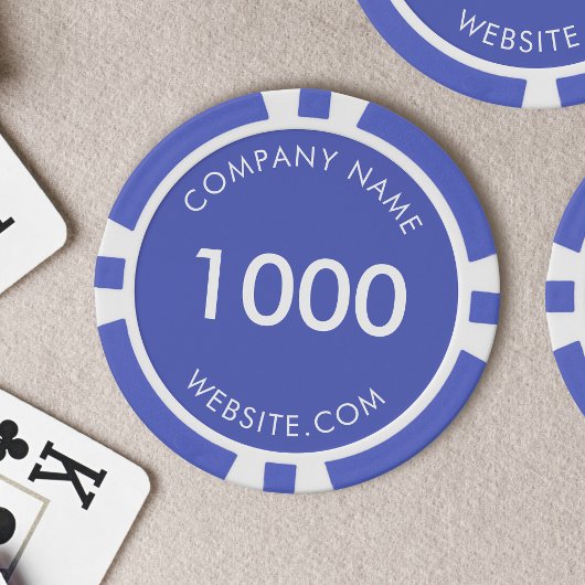 Werbung für Firmenlogos mit eigener Marke Pokerchips