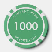 Werbung für Firmenlogos mit eigener Marke Pokerchips (Rückseite)