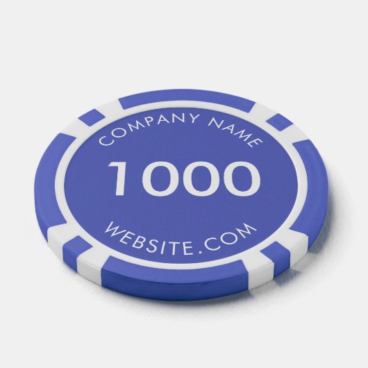 Werbung für Firmenlogos mit eigener Marke Pokerchips (Einzeln)