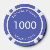 Werbung für Firmenlogos mit eigener Marke Pokerchips (Rückseite)