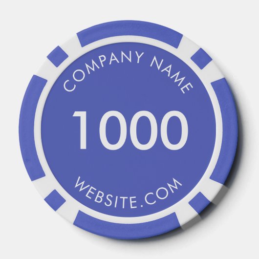 Werbung für Firmenlogos mit eigener Marke Pokerchips (Rückseite)