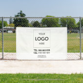 Werbung für Firmenlogos weiß Banner (InSitu)