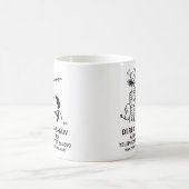 Werbung für Fitter- und Satellitengeräte Kaffeetasse (Mittel)