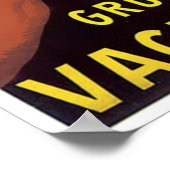 Werbung für französischen Gruyere-Käse Poster (Ecke)