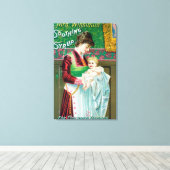 Werbung für Frau Winslows Beruhigungssirup Leinwanddruck (Insitu (Holzboden))