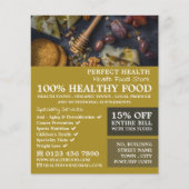 Werbung für gesunde Lebensmittel, Gesundheitsleben Flyer (Vorne)