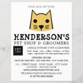 Werbung für Gold Cat, Pet Store & Groomer Flyer (Vorne)