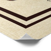 Werbung für Haustiere nach Maß Poster (Ecke)