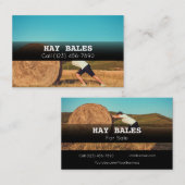 Werbung für Hay Bales für Visitenkarten von Handel Visitenkarte (Vorne/Hinten)