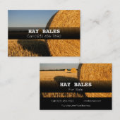 Werbung für Hay Bales für Visitenkarten von Handel Visitenkarte (Vorne/Hinten)