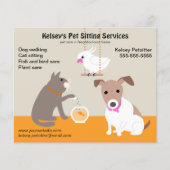 Werbung für Heimtiere in Unternehmen Flyer (Vorne)