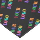 Werbung für Ihr Logo - Farben Tischdecke (Schrägansicht)