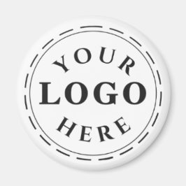 Werbung für Ihre Markenbezeichnung - Logo-Runde 2¼ Magnet