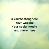 Werbung für Ihre sozialen Medien Fensteraufkleber (Blatt 3)