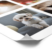 Werbung für Ihre sozialen Medien Poster (Ecke)