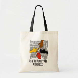 Werbung für Ihre Tasche des Unternehmenshaushalts