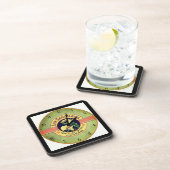 Werbung für Jugendstil-Schokolade-Uhren Getränkeuntersetzer (Rechte Seite)