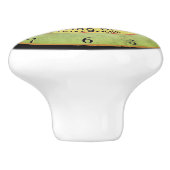 Werbung für Jugendstiluhr-Schokoladenfirma Keramikknauf (Seitenansicht)