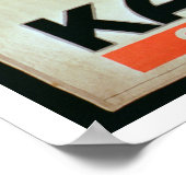 Werbung für "Kadda Cigarettes" Poster (Ecke)