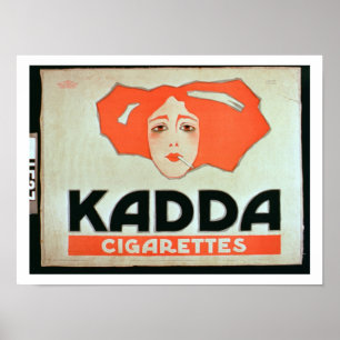 Werbung für "Kadda Cigarettes" Poster