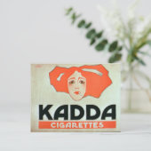 Werbung für "Kadda Cigarettes" Postkarte (Stehend Vorderseite)