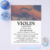 Werbung für klassische Violine und Violine Flyer (Einzeln)