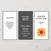 Werbung für kleine Broschüren mit Firmenlogo (Vorne)