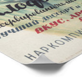 Werbung für konservierte Waren Poster (Ecke)