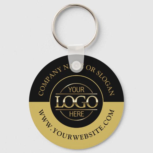 Werbung für kundenspezifische Business Round-Logos Schlüsselanhänger (Vorderseite)