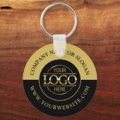 Werbung für kundenspezifische Business Round-Logos Schlüsselanhänger (Rückseite)