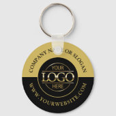 Werbung für kundenspezifische Business Round-Logos Schlüsselanhänger (Rückseite)