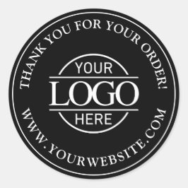 Werbung für kundenspezifische Firmenlogos in Schwa Runder Aufkleber