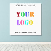 Werbung für kundenspezifische Logos - Werbung für  Leinwanddruck (Insitu (Holzboden))