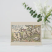 Werbung für Landtiere Postkarte (Stehend Vorderseite)