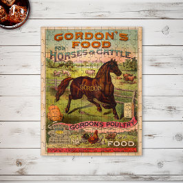 Werbung für landwirtschaftliche Lebensmittel Puzzle