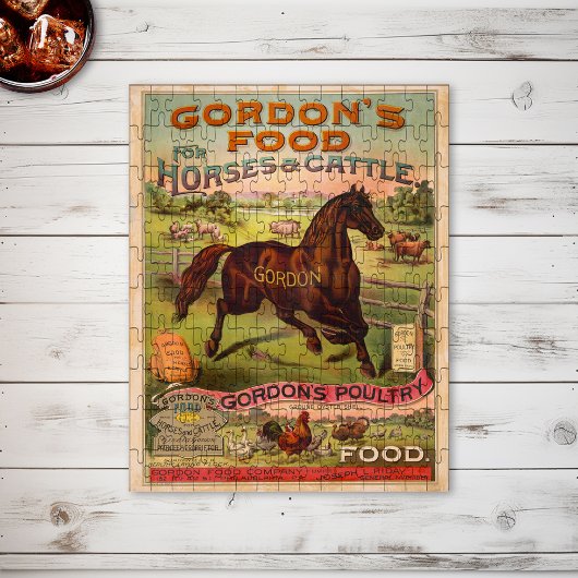 Werbung für landwirtschaftliche Lebensmittel Puzzle