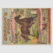 Werbung für landwirtschaftliche Lebensmittel Seidenpapier (Vorderseite)