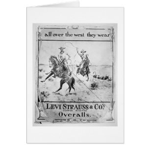 Werbung für Levi Strauss & Co, c.1900 (litho)